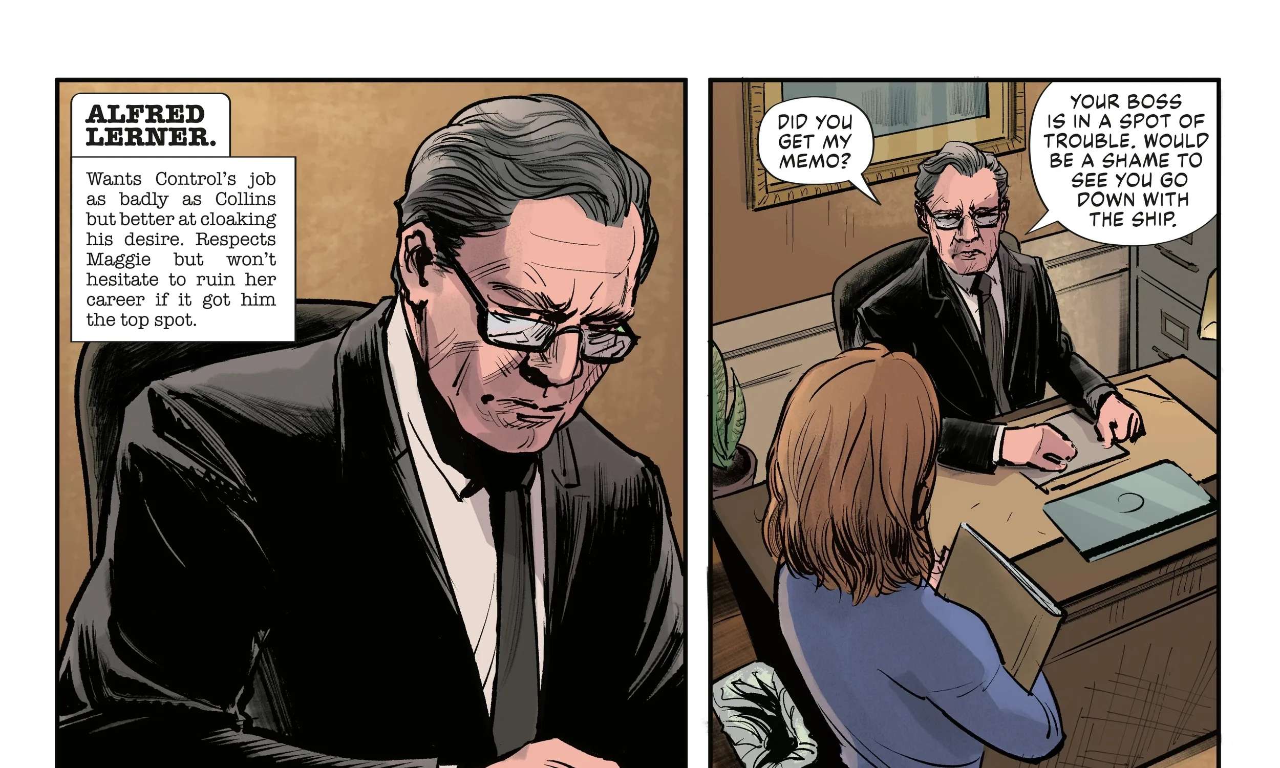 John le Carré's The Circus: Losing Control Chapter 1 - page 36