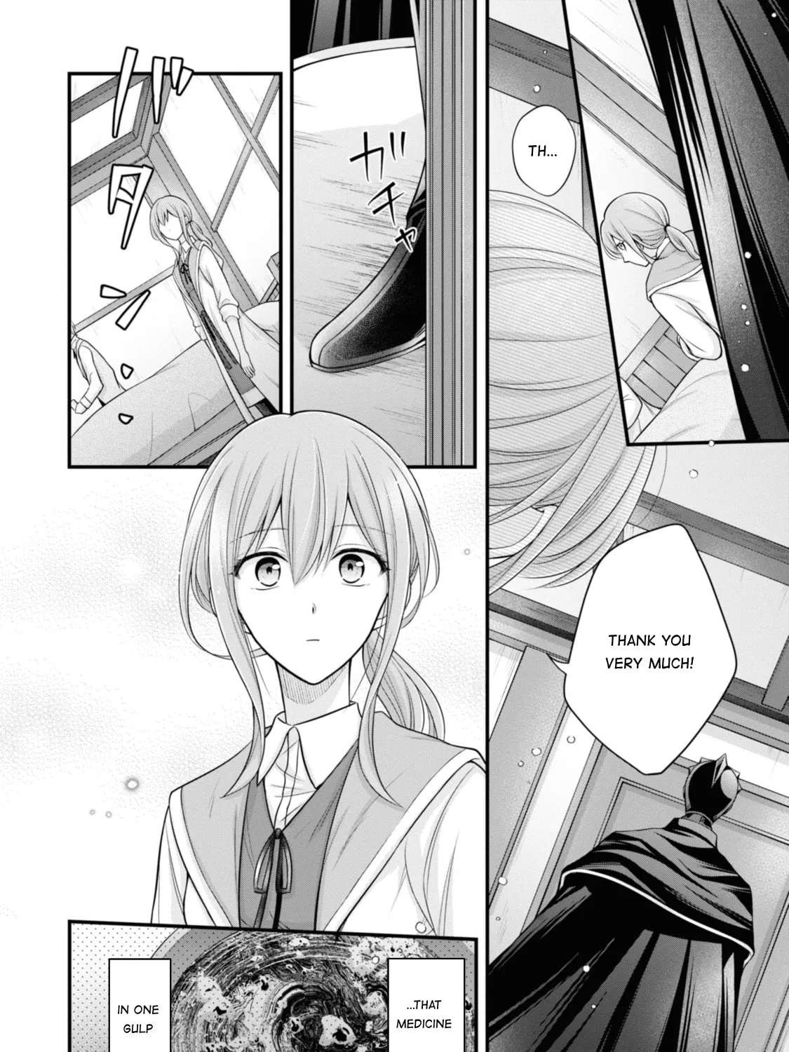 Otoko Un Zero no Kusushi Reijou, Hatsukoi no Kurokishi-sama ga Oshikake Konyakusha ni Narimashite. Chapter 1 - page 32
