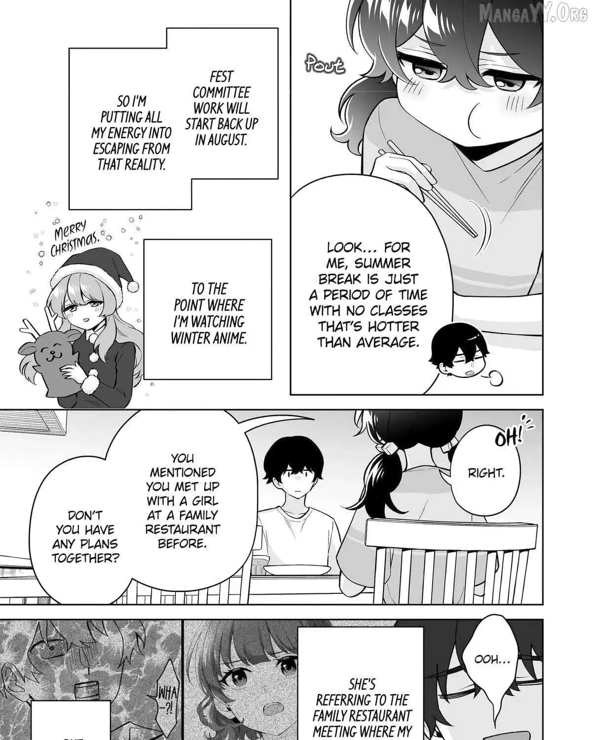 Please Leave Me Alone (For Some Reason, She Wants To Change A Lone Wolf's Helpless High School Life.) Chapter 34 - page 17