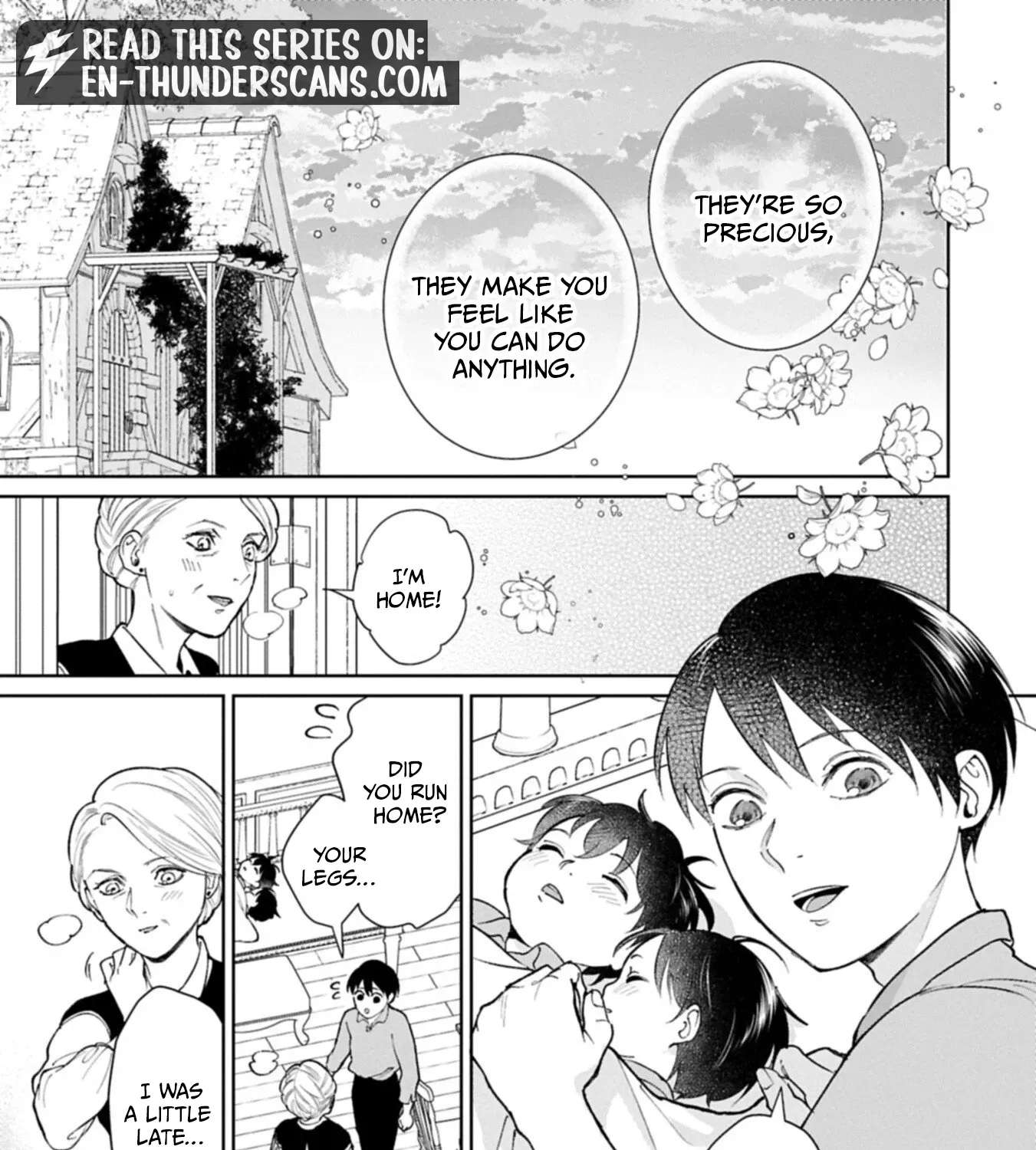 Ashita mo Ii Hi de Arimasu You ni.: Isekai de Atarashii Kazoku ga Dekimashita: San Kyoudai no Hokkori Gohan Nikki Chapter 5 - page 51