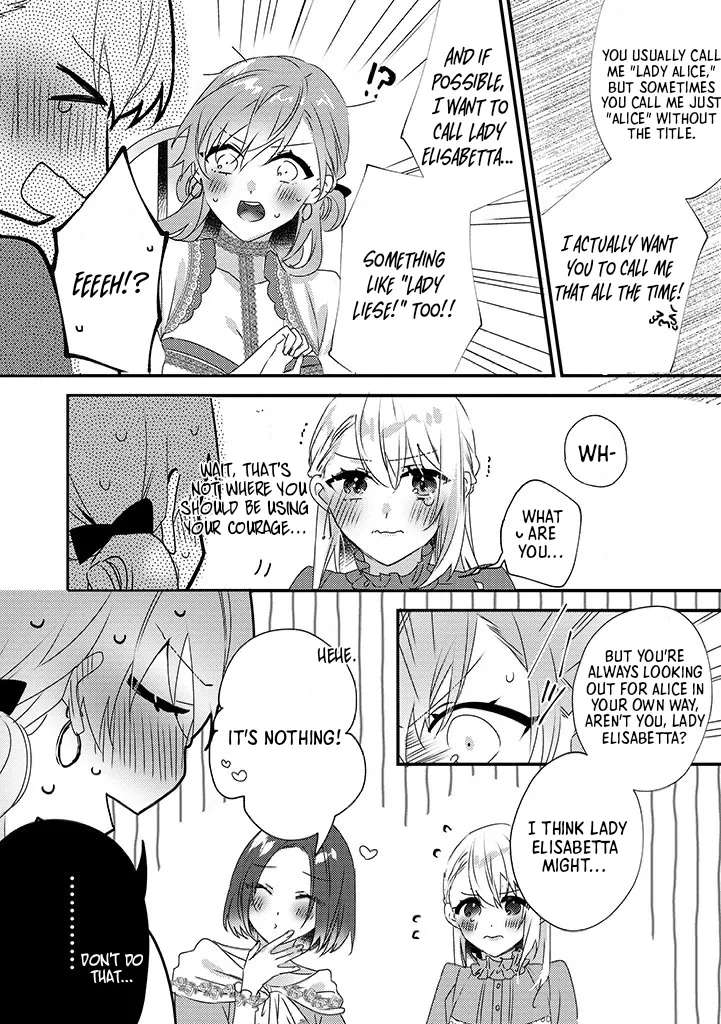 Otome Game no Ateuma Akuyaku Reijou wa, Outaishi Denka no Shiawase wo Negaimasu! Chapter 9 - page 24