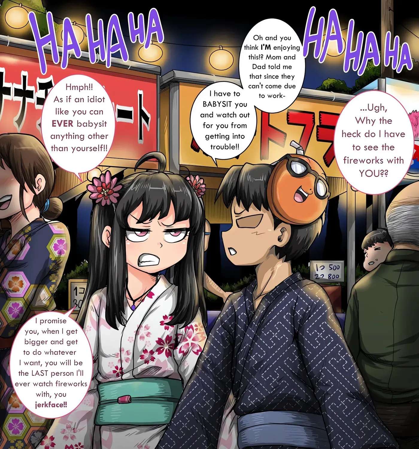 Annoying Little Sister needs to be Scolded Chapter 1.5 - page 55
