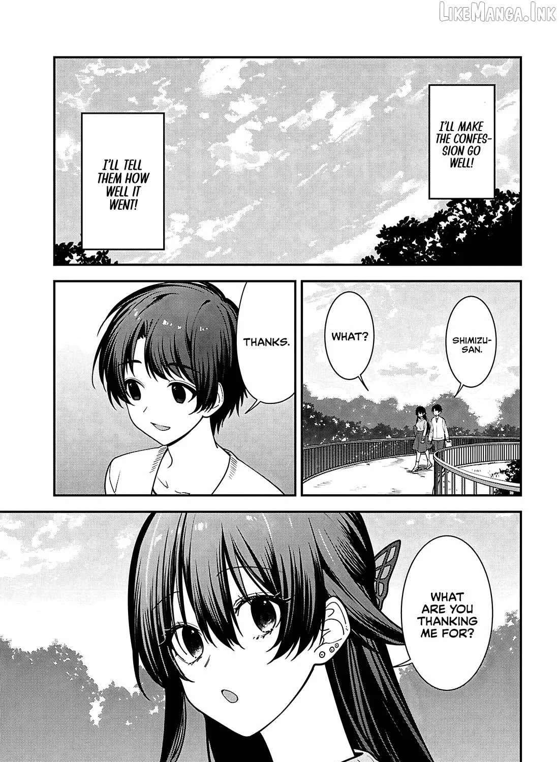 The Yankee Shimizu-san Sitting Next to Me Has Dyed Her Hair Black Chapter 21 - page 25