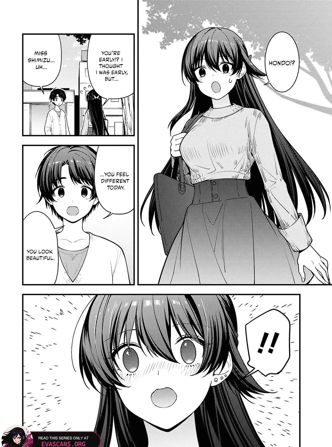 The Delinquent Shimizu-san Sitting Next to Me Has Dyed Her Hair Black Chapter 20 - page 9