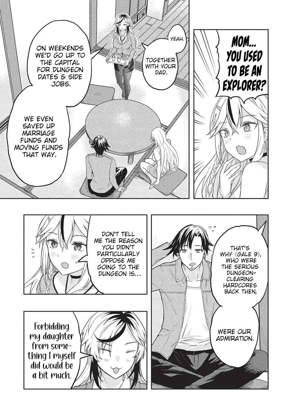 Gal to Dungeon to Shuukai Okure no Tansaku Eiyuutan ~Moto Legend Ima wa Wakeari tei Rank Tansakushana Ore ga, S-Kyuu Gal ni Natsukare Makutte Ikusei wo Makase Sareta~ Chapter 11 - page 23