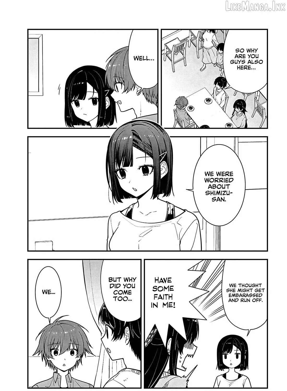 The Yankee Shimizu-san Sitting Next to Me Has Dyed Her Hair Black Chapter 21 - page 3