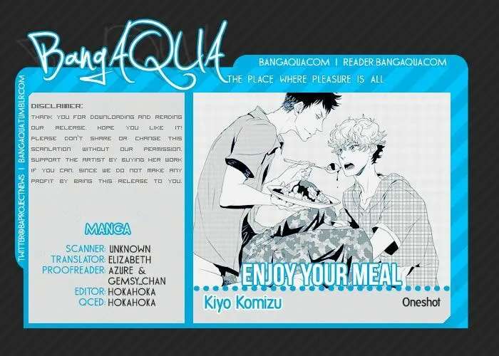 Enjoy Your Meal Chapter 1 - page 2