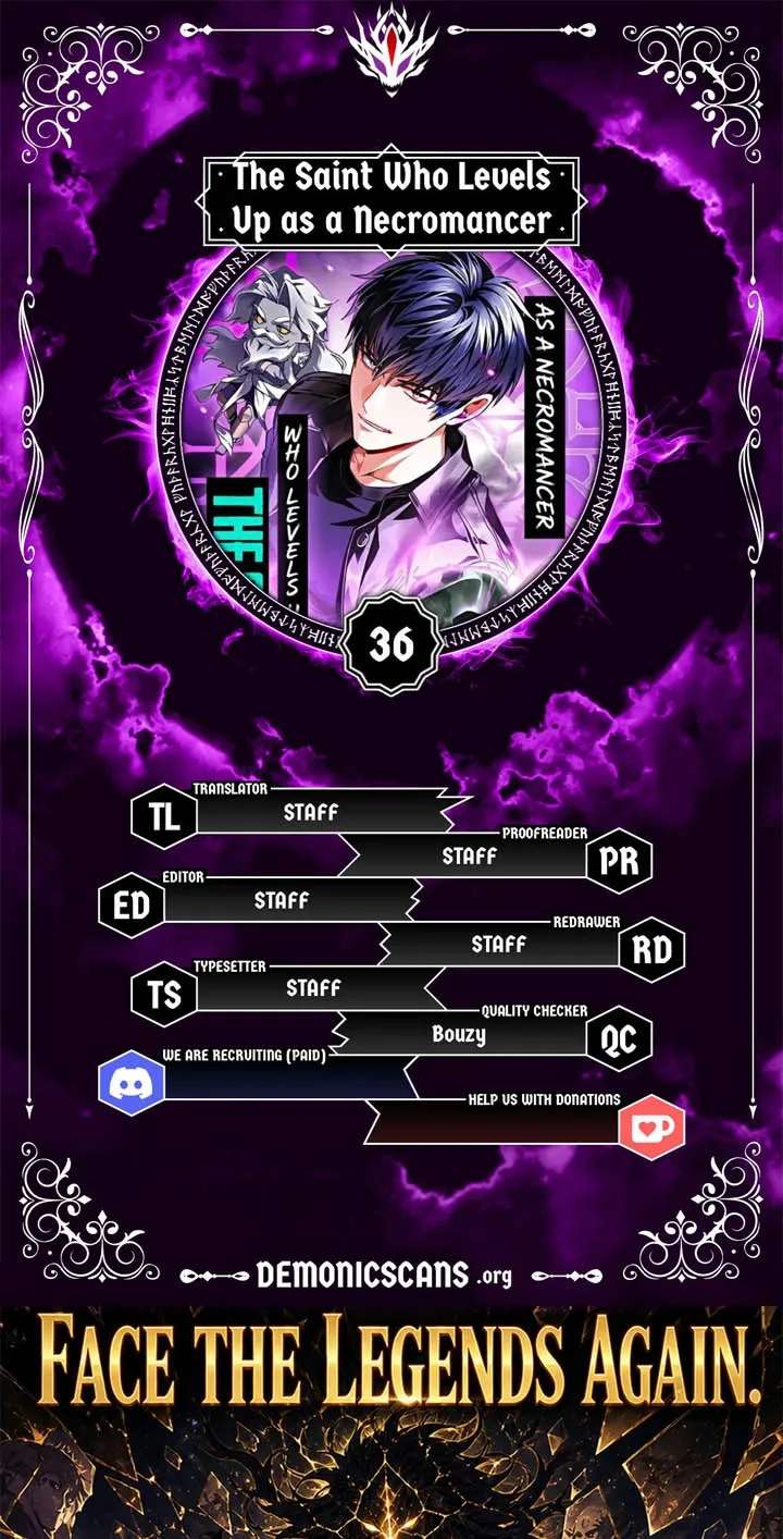 The Saint Levels Up Through Necromancy Chapter 36 - page 1
