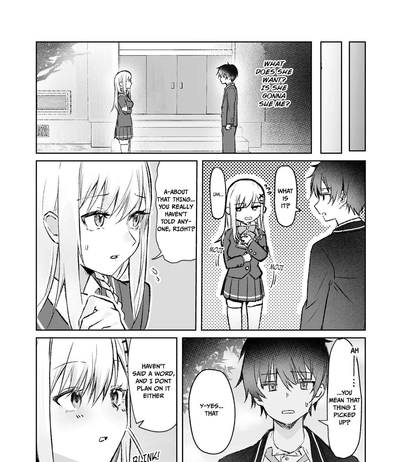 The Saintly Girl Sitting Next to Me Secretly Shows Me What's Under Her Skirt Chapter 1 - page 21