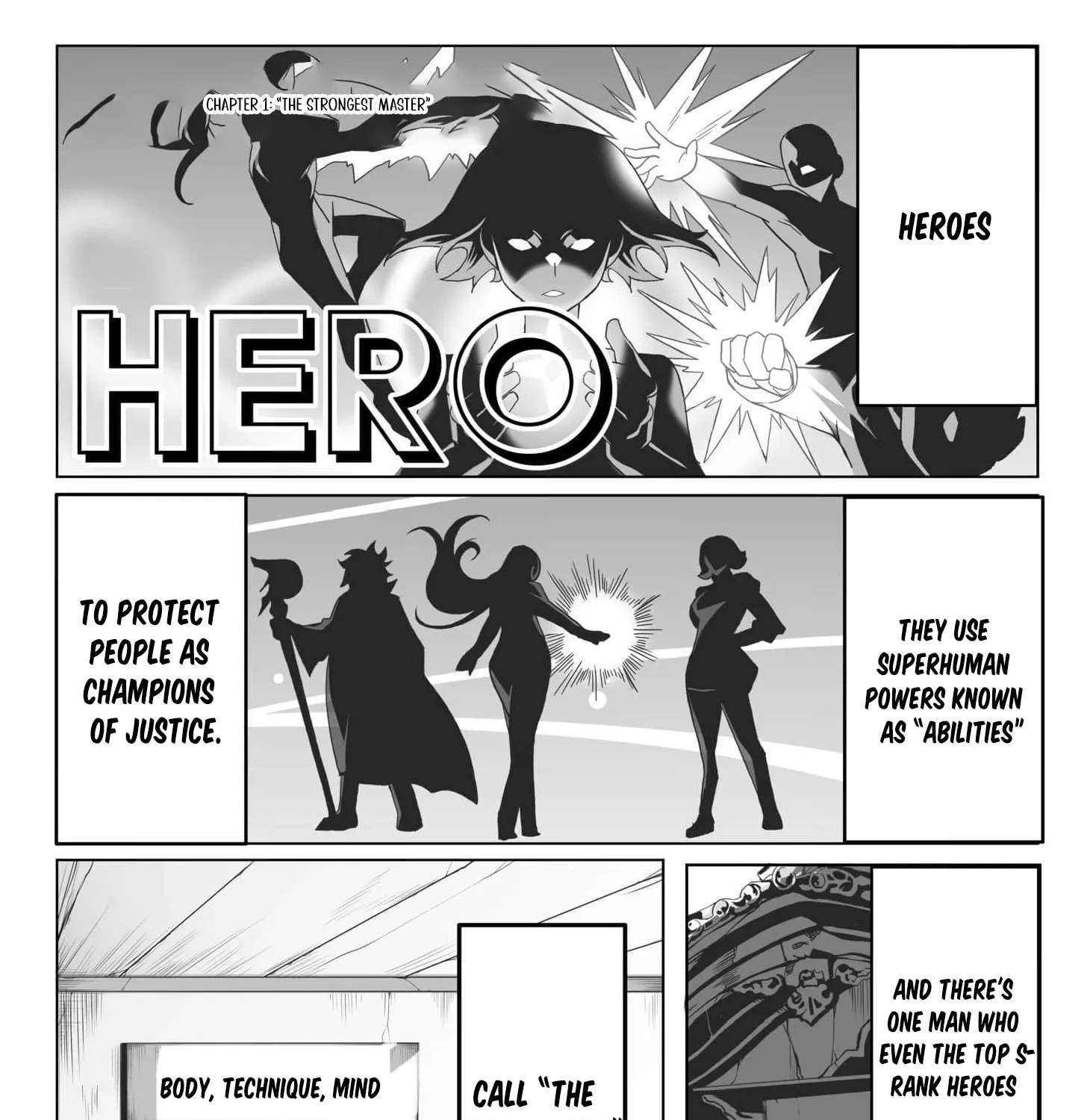 The Shadow Hero, an Old Man: In a World Where Superpowers Are Everything, a Powerless Old Man Is Doted On by His Beloved Disciple and Becomes a Hero from the Shadows Chapter 1 - page 6