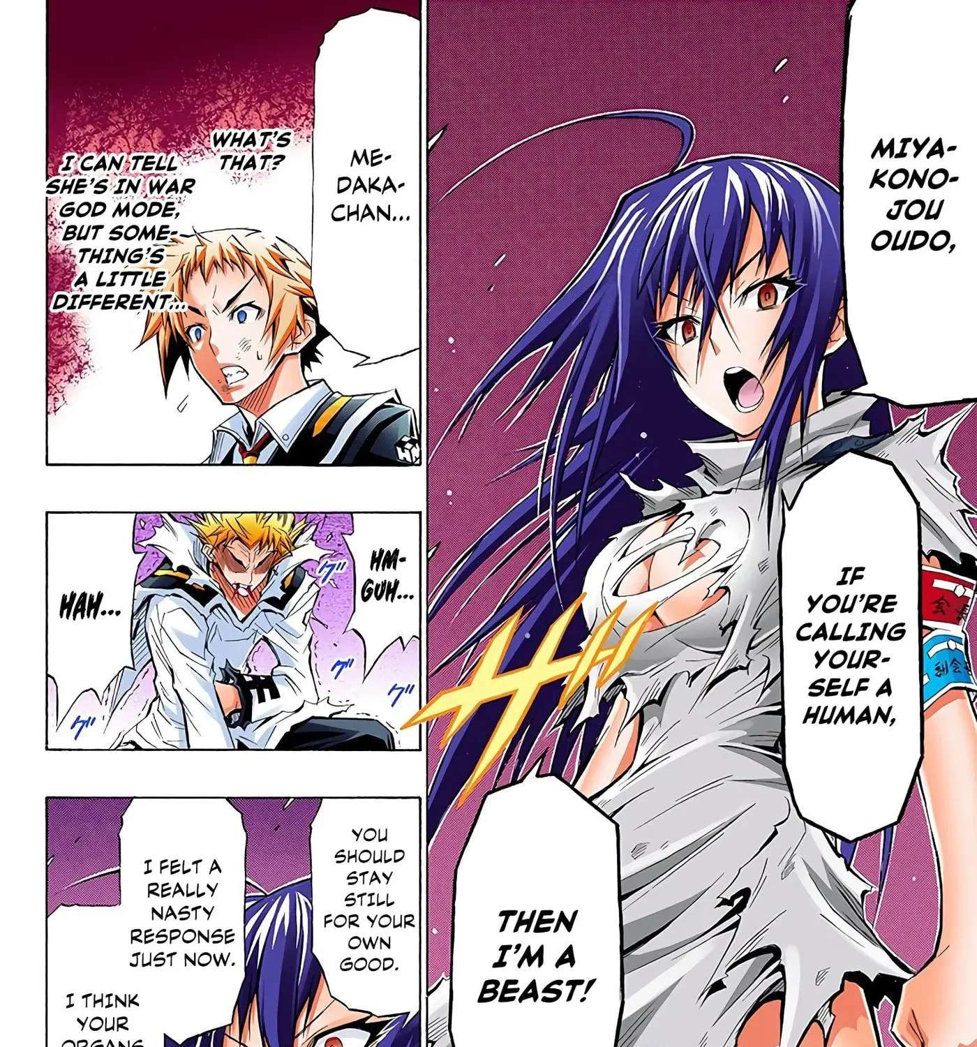 Medaka Box (Official Colored) Chapter 54 - page 11