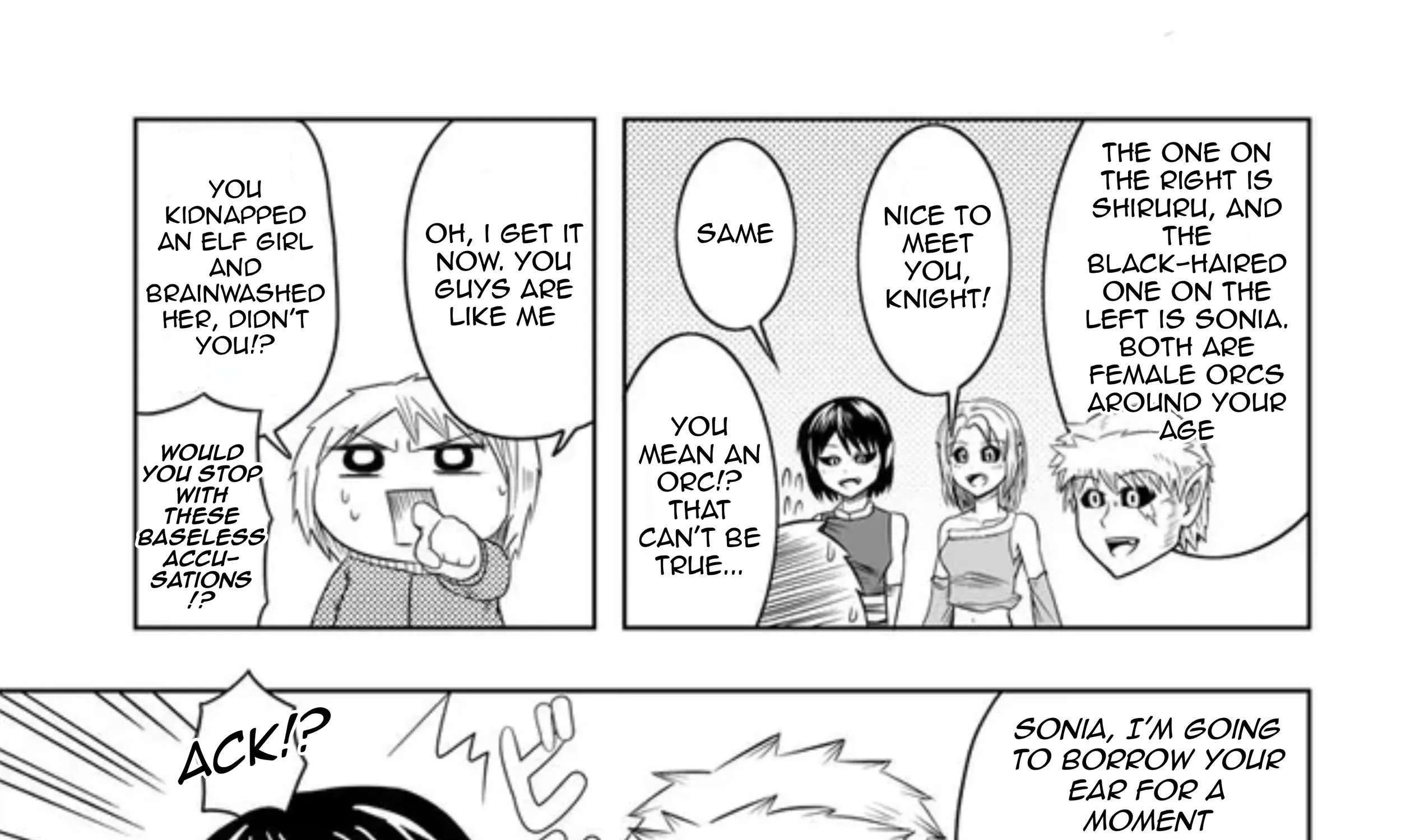 Orc Decides to Raise the Female Knight Chapter 4 - page 8