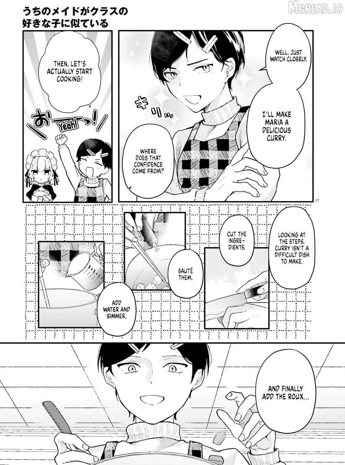 My maid looks like the girl I like in my class Chapter 2 - page 7