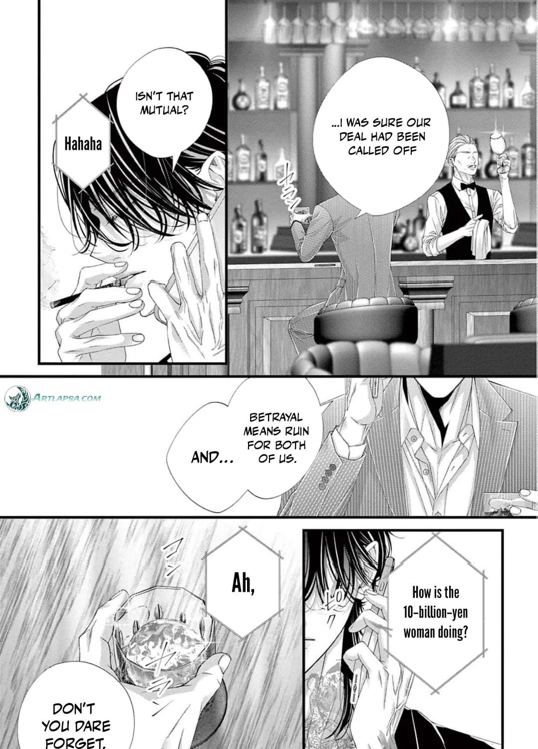 Chou wa Aishuu no Ori ni Torawareru Chapter 22 - page 39
