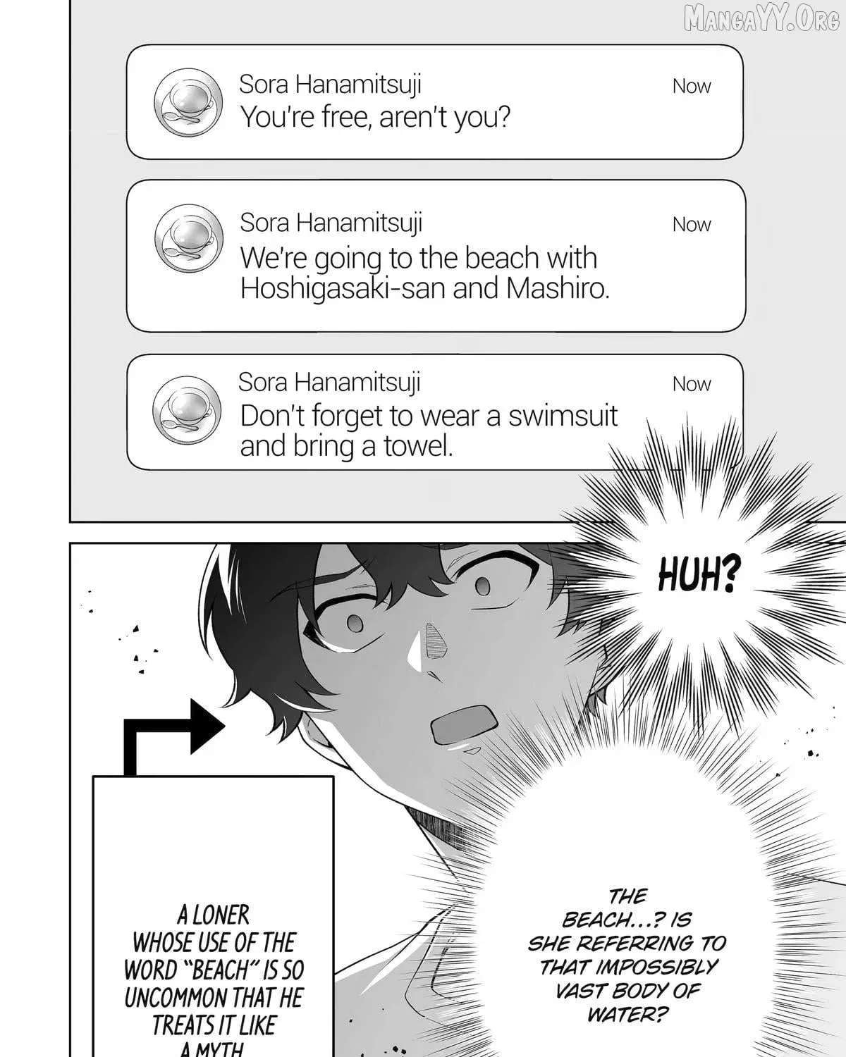 Please Leave Me Alone (For Some Reason, She Wants To Change A Lone Wolf's Helpless High School Life.) Chapter 34 - page 31