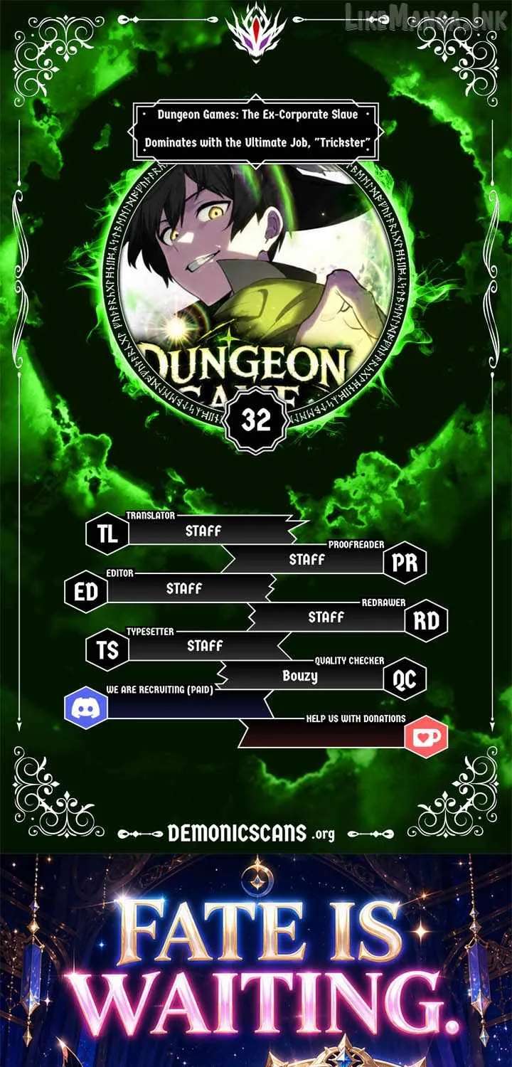 Dungeon Games: The Ex-Corporate Slave Dominates with the Ultimate Job, “Trickster” Chapter 32 - page 1