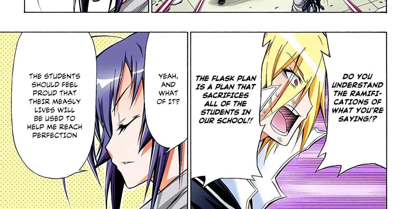 Medaka Box (Official Colored) Chapter 50 - page 14