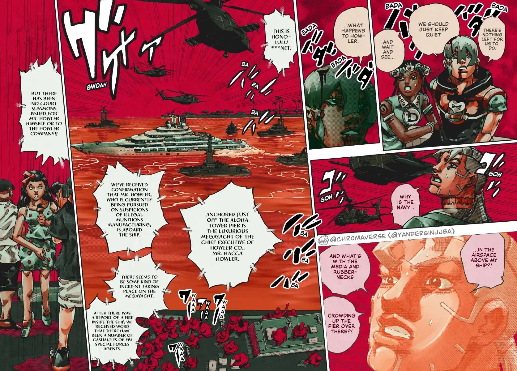 Jojo's Bizarre Adventure Part 9 - The Jojolands (Fan-Colored) Chapter 32 - page 13