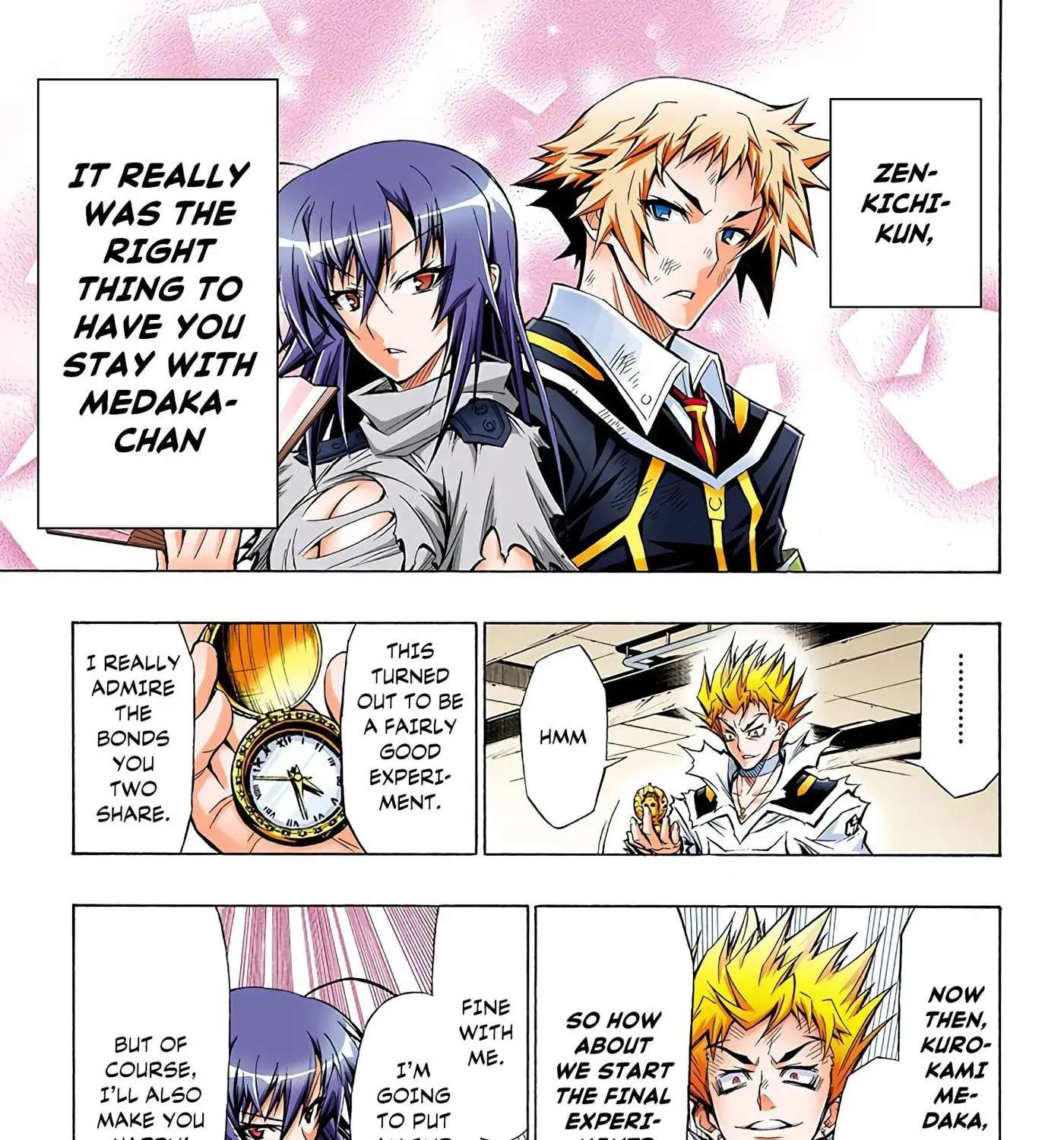 Medaka Box (Official Colored) Chapter 52 - page 34