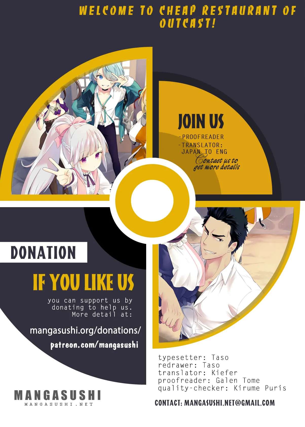 Tsuihousha Shokudou e Youkoso! ~Saikyou Party o Tsuihou Sareta Ryourinin (Lv.99) wa, Inaka de Nengan no Boukensha Shokudou o Hirakimasu!~ Chapter 65 - page 1