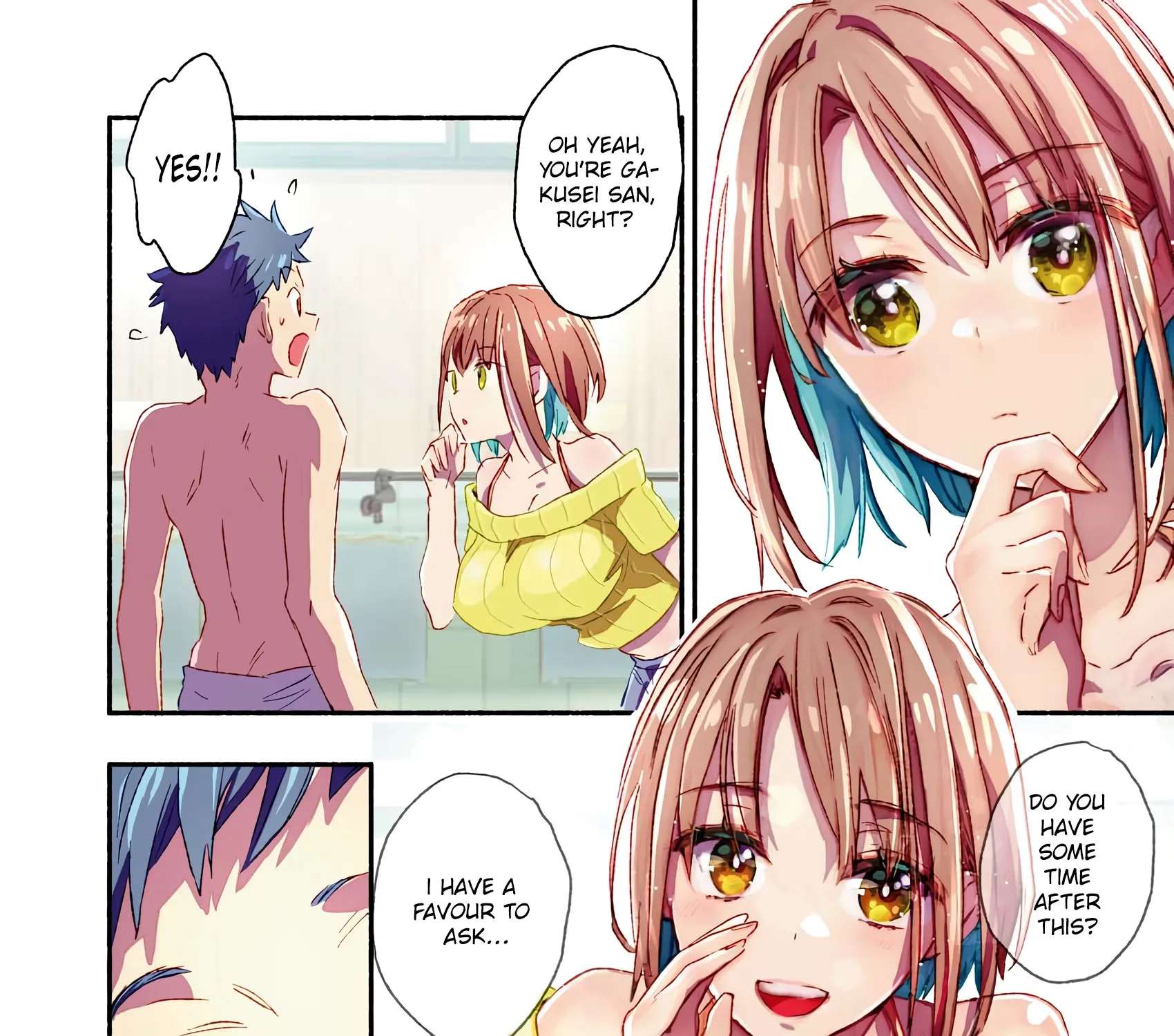Mayuri-san no Iru Sentou Chapter 3 - page 9